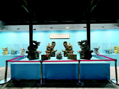           “千载瓦韵 形意生辉——秦晋传统瓦作艺术展”启幕 图片由太原市文物保护研究院·关帝庙博物馆提供        