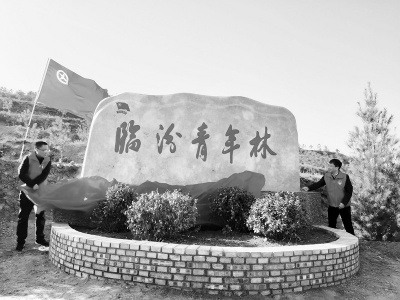           “临汾青年林”揭牌        