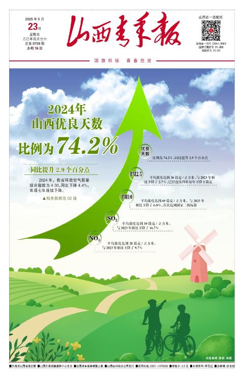 山西青年报2025年05月23日头版