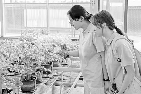           高校学子触摸城市发展活力 图片由团大同市委提供        