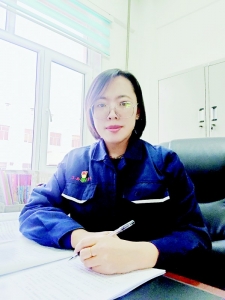           石亭亭坚信，只要努力，就能看到前方光明。        