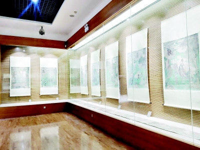           “匠心晋韵 巧夺天工——多福寺明代壁画精品展”在云南省丽江市博物院展出图片由太原市文物保护研究院崛山围山博物馆提供        