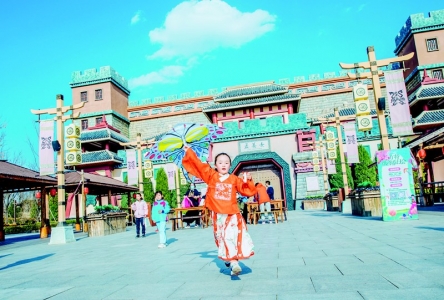           到方特畅享春日欢乐好时光 图片由太原方特东方神画提供        