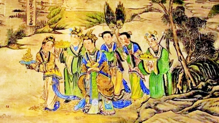           壁画局部 本版图片均为资料图片        