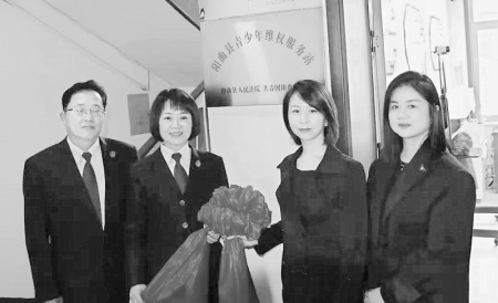           青少年维权服务站的建设，有助于提高青少年对维权知识的知晓率。 图片由团阳曲县委提供        