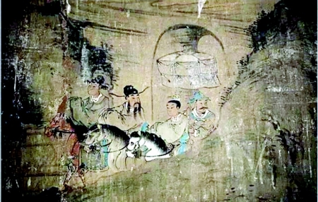           壁画局部 本版图片均为资料图片        