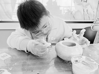           主题活动深受青少年喜爱 图片由太原博物馆提供        