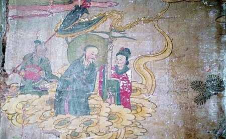           壁画局部        