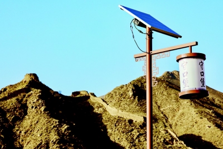           阳高守口堡长城 本报记者 胡远嘉 摄        