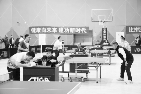           比赛赛出了友谊、赛出了水平、赛出了风采。 图片由山西五建集团提供        