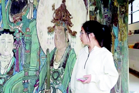           芮城永乐宫壁画复制品 本版图片除署名外均为资料图片        