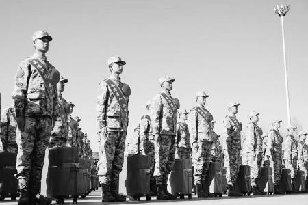           新兵们踏上保家卫国新征程        