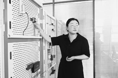           积极培养学生的自主学习能力 见习记者 路诗洁 摄        