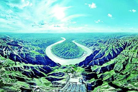           黄河奇湾 资料图片        