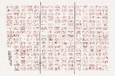           张茹菲 篆书《爱国诗三首》        