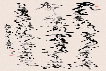               张慧兵 草书毛泽东《忆秦娥·娄山关》        