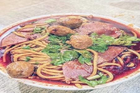 临汾牛肉丸子面