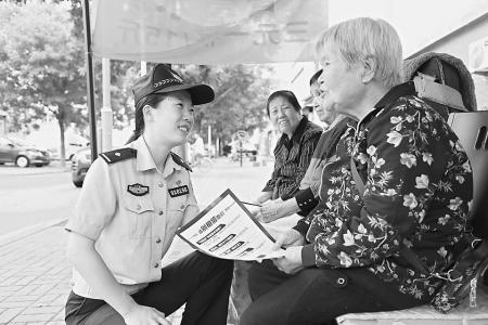 “沉浸式”守护居民 图片由太原市公安局杏花岭分局提供