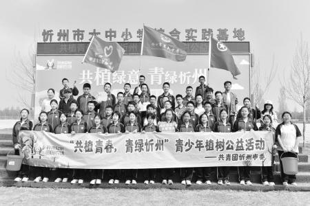 举办青少年植树公益活动