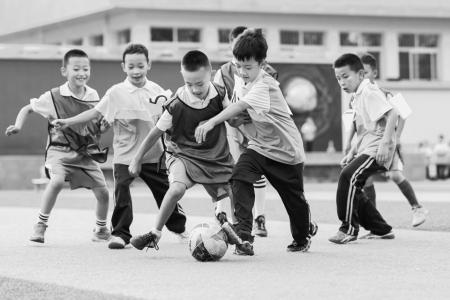 体育强则少年强 本报记者 胡远嘉 摄