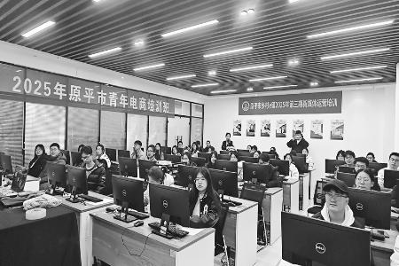 电商培训助力发展 图片由共青团原平市委提供