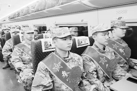 春潮涌动启新程，铁血青春赴军营 图片由国铁太原局提供