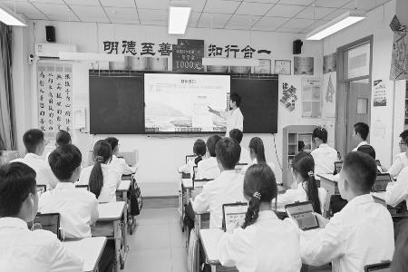“双驱智导生命课堂”教学模式坚持以学生为中心　本版图片均由北京新学道晋中书院提供
