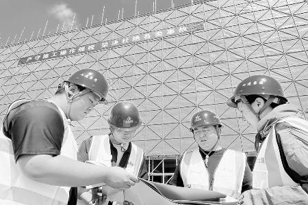 以硬核速度跑出民生工程建设加速度图片由山西建投七建集团提供