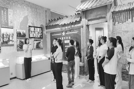 培训组织学员开展现场教学 图片由团太原市委提供